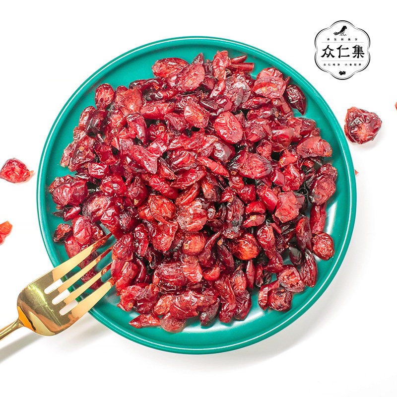 Crowdsourced Cranberry Dried Fruit Candied Fruits Casual Snack Healthy Snack 80g Imported Raw Material Bagged New