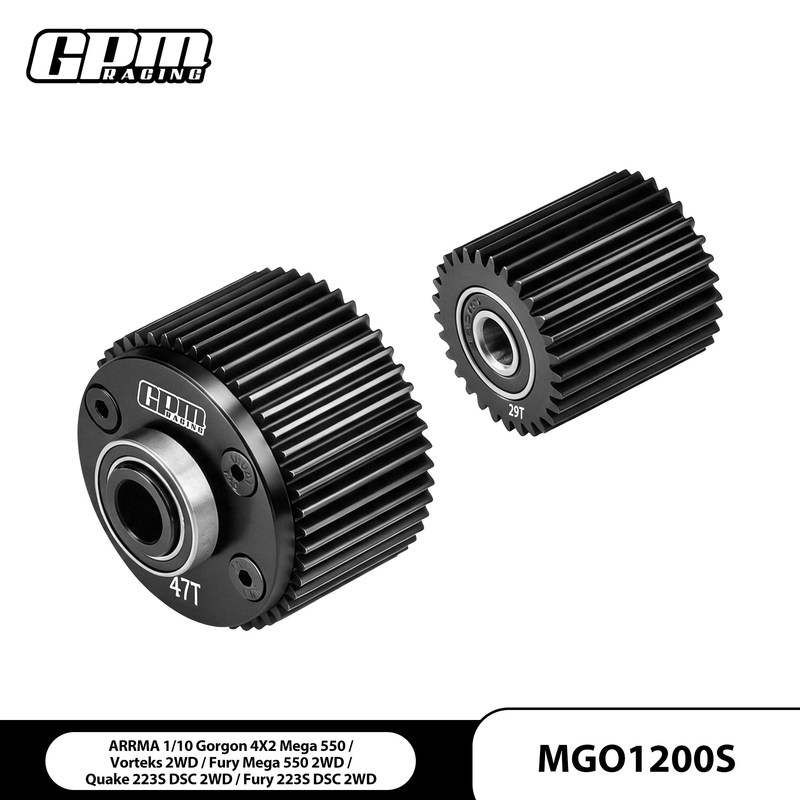 Arrma 1/10 Gorgon Magic Snake Medium Carbon Alloy Steel Gearbox Differential Gear (47/29T/0.8M) Arrma 1/10 Gorgon Magic Snake Medium Carbon Alloy Steel Gearbox Differential Gear (47/29T/0.8M)