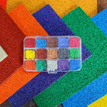 epdm plastic track particle material ground kindergarten outdoor rubber glue Silicon Pu basketball court floor material