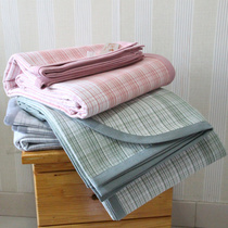  Skillful hand golden shuttle pure cotton old rough cloth mat Cotton thickened double bed Single summer cotton and linen washed mat 1 51 8