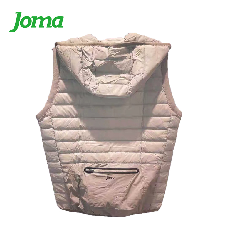 Joma xuống áo khoác nam nhẹ màu trắng ấm vịt xuống áo vest Slim áo thể thao cotton ấm áp - Thể thao xuống áo khoác áo khoác phao dáng dài
