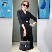 Hua Mengli (counter) Lusi Belle Yao Stone Black Dress 210639