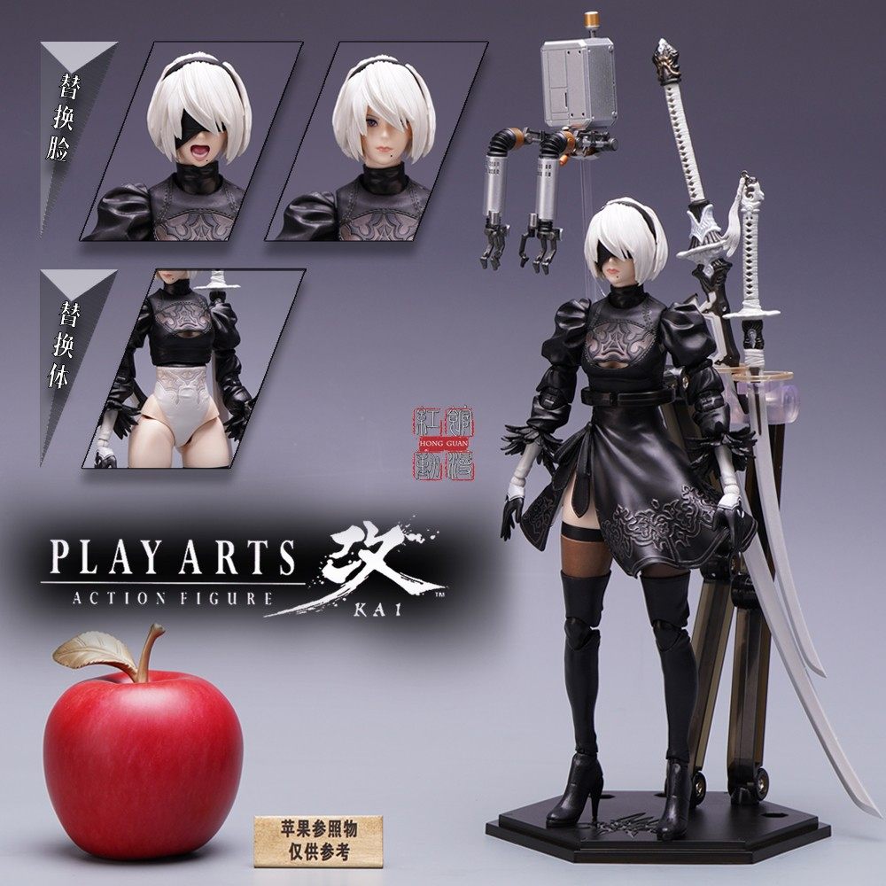 中古 PLAY ARTS改 2B DX版u0026A2 DX版セット 箱なし Play Arts Kai