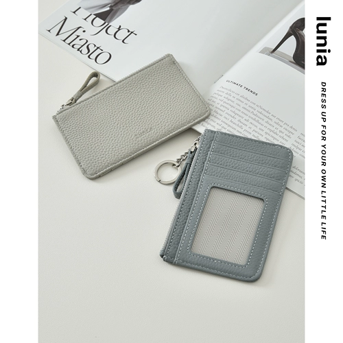 Кожаный кошелек, сумка через плечо для водительских прав, легкий и тонкий картхолдер, ключница, из натуральной кожи