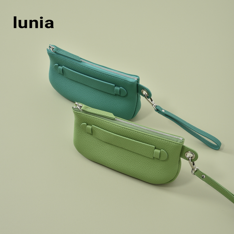 Lunia China Togo Leather Clutch Bag for Women iPhone Mobile Phone Bag Coin Purse High-Grade Genuine Leather Handbag ins Lunia China Togo Leather Clutch Bag for Women iPhone Mobile Phone Bag Coin Purse High-Grade Genuine Leather Handbag ins