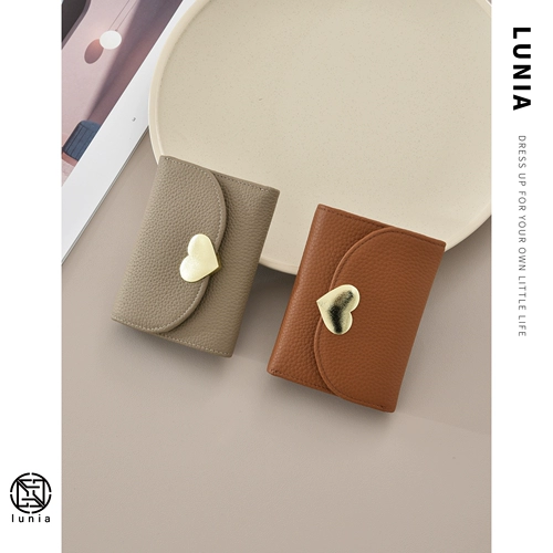 Tide, кожаный бумажник, короткая сумка через плечо, универсальный кошелек с молнией, из натуральной кожи