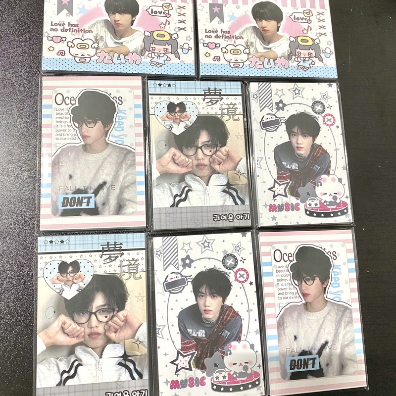 Tf Family 4Th Generation Zhang Guiyuan and Chen Junming Fan-Made Photo Cards, Customizable Concert Support Gift Materials, Zuo Qihan