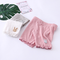 Girl Anti-Walking Light Safety Pants Shorts Briefs Mid Summer Thin children Childrens baby pure cotton elastic to underpants