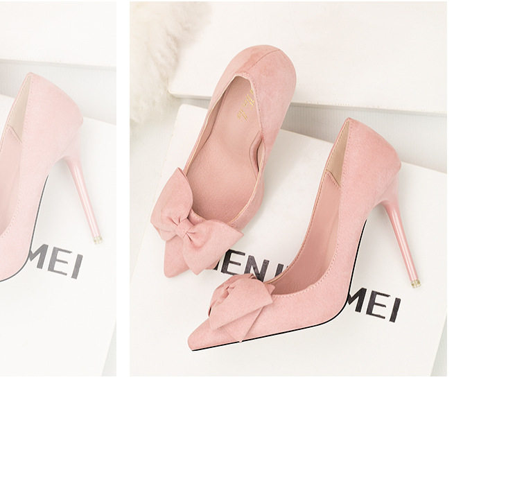 Мрачный женщины на высоких кабгалстук-бабочкаах обувь bowknot women high heel shoes OTHER / Other 