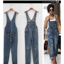 women jumpsuit denim overalls 2017 new summer jeans jumpsuit