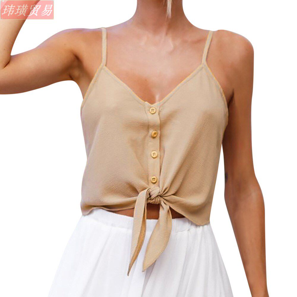 Beach Sexy Women Camisole Sleeveless Shirt Women