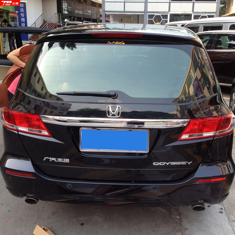 09 09 10 11 12 12 Odyssey retrofit Private tailgate cover Decorative Strips Rear finish Chrome Bright Strips