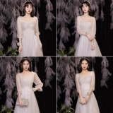 Летнее платье подружки невесты, длинная юбка, для подружки невесты, длина макси