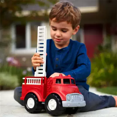 United States Green Toys milk tank manufacturing firetruck toy fire Truck model Fire Truck resistant to fall