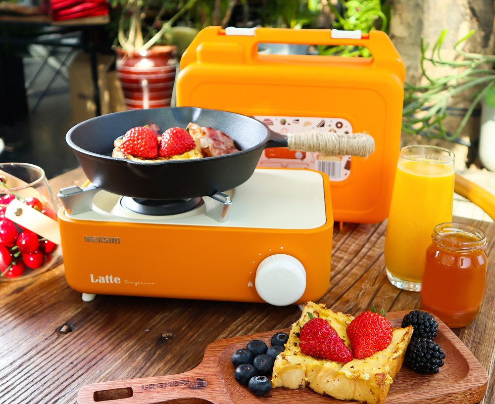 MAXSUN Latte mini - boiled tea barbecue gas furnace portable multi - function furnace