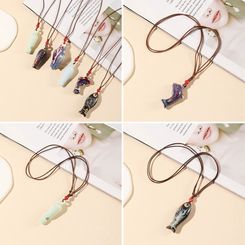 Аксессуар, свисток, ожерелье, плетеная регулируемая милая подвеска ручной работы для школьников, подарок на день рождения, новая коллекция, простой и элегантный дизайн