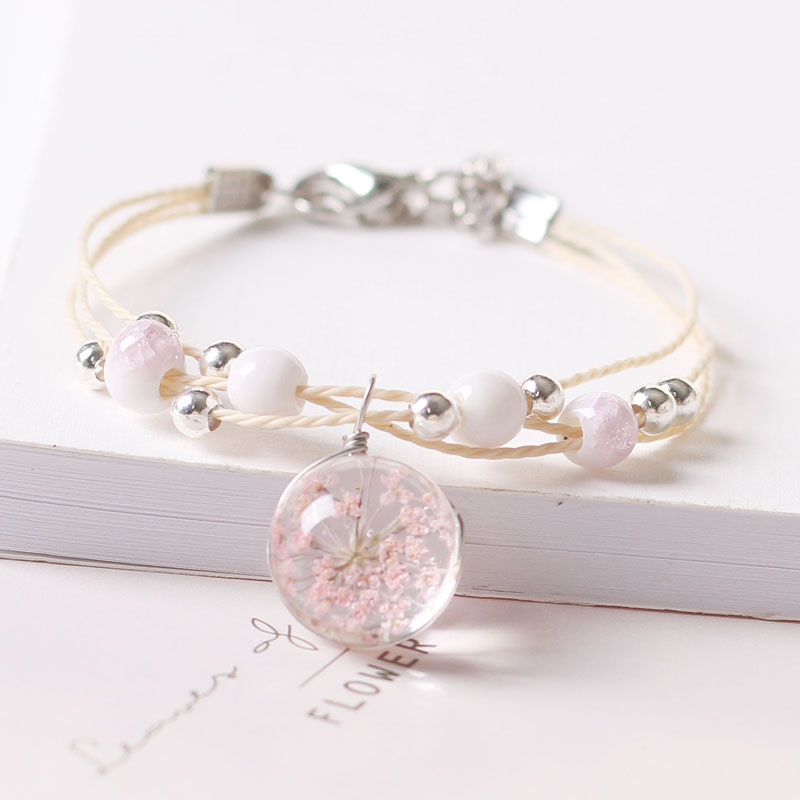 Ceramic Trinkets Original Design Xiaoqing New Brief About Adult Student Female Hand Refining Brief About Personality Dry Flower Glass Ball