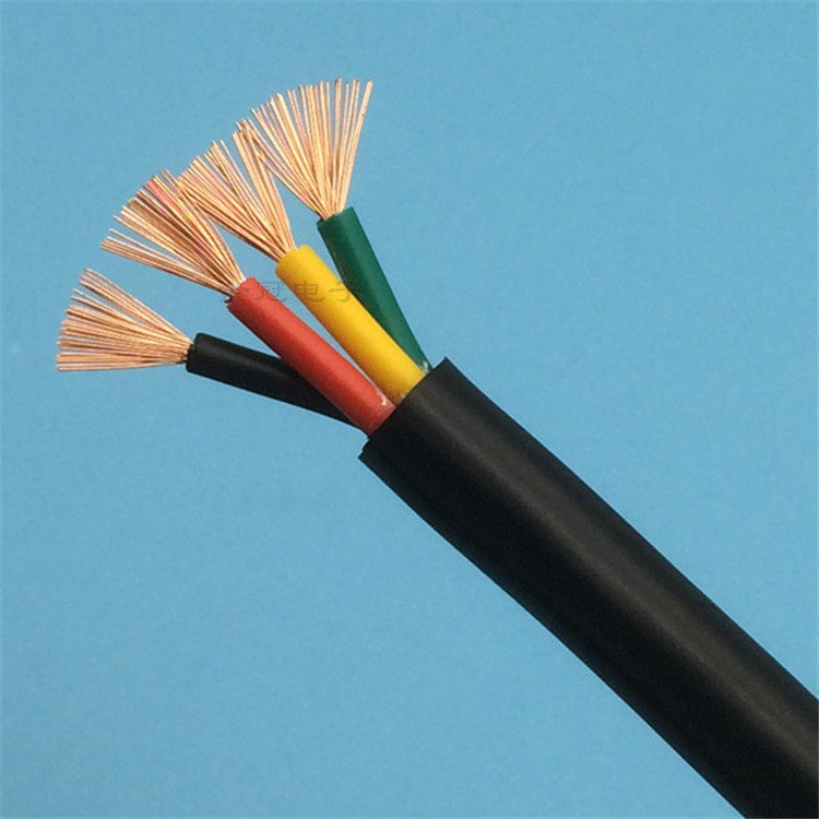 Copper core AVVR RVV sheathed power cord 4*0 12 0 2 0 3 0 5 0 75 1 0 1 5 2 5MM