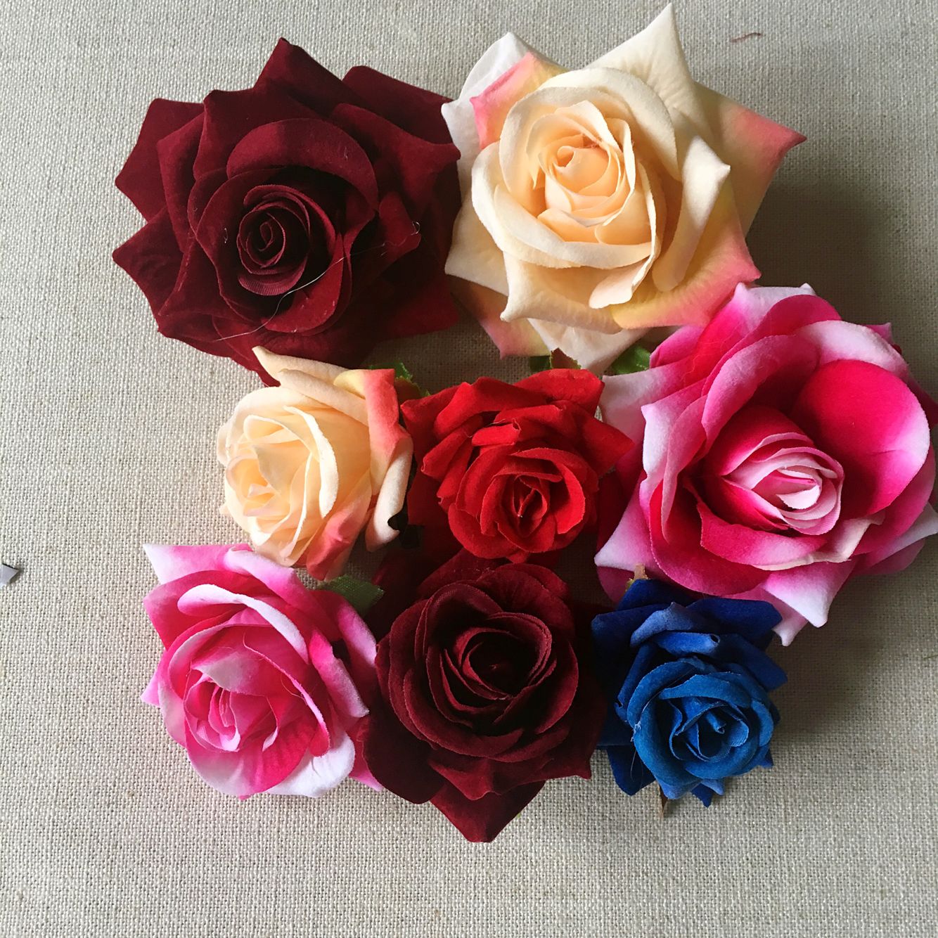 Spot Tribal Light Rachel with the same ATS Tribal belly dance performance hair accessories simulation rose head flower multicolor