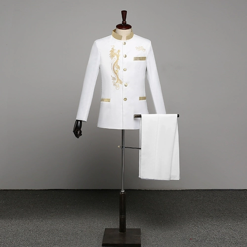 Установка Zhongshan инсталляция мужской хор -сценический певец певец, проводящий одежду, ежегодные собрания