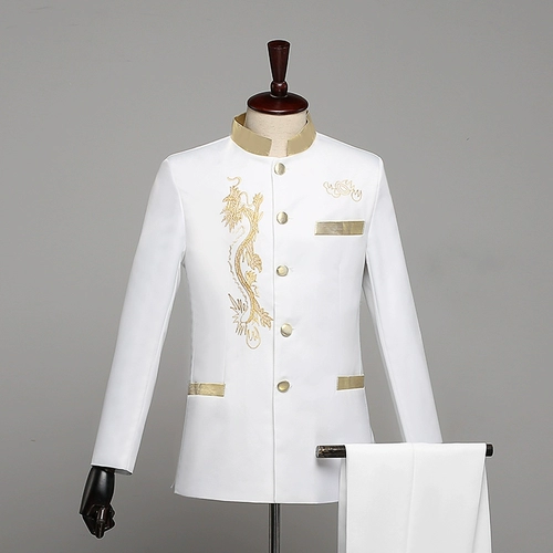 Установка Zhongshan инсталляция мужской хор -сценический певец певец, проводящий одежду, ежегодные собрания