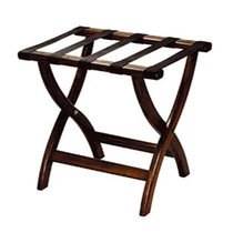 Hotel hotel luggage rack rack foldable storage rack home bedroom floor clothes shelf solid wood