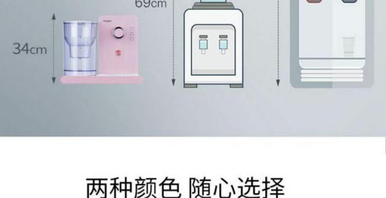 Mỹ Whirlpool máy nước nóng ngay lập tức máy tính để bàn tốc độ nhỏ nóng bộ lọc nhỏ văn phòng máy tính để bàn - Nước quả máy lọc nước mitsubishi cleansui eu101