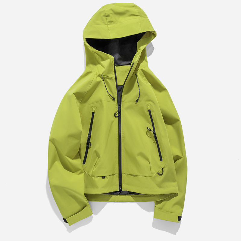 Short Style Petite 2026 Autumn Thin Windbreaker Women's Travel Hiking Jacket Hooded Coat