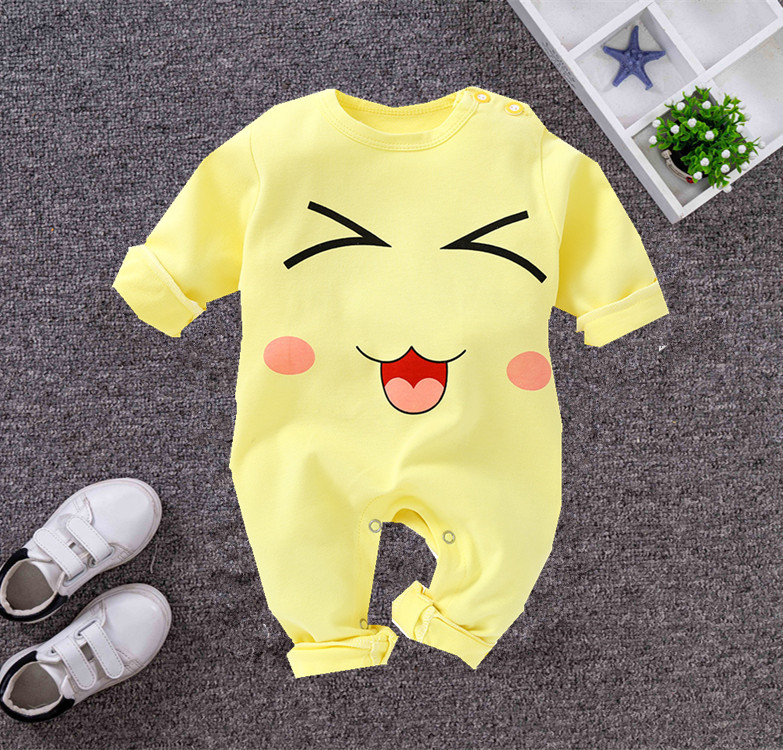 Bolalar uchun uzun yengli, paxtadan tikilgan bodibilding, pijama, 6 oylik, bahor va kuz mavsumiga mos, 0-3 oylik