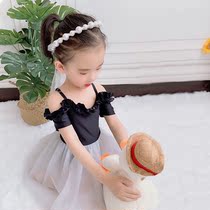 New childrens one-piece dress swimsuit girl girl child cute Foreign Princess Swimsuit Beach swimsuit