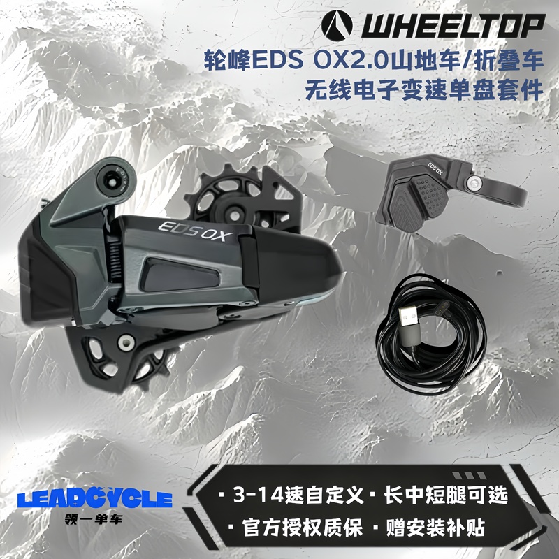 Lunfeng Eds Ox2.0 Mountain Electric Bike New Model Large Flywheel Electronic Derailleur Can Connect to a Computer