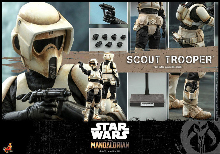 Spot HotToys HT 1 6 TMS016 Star Wars The Mandalorian Empire Scout
