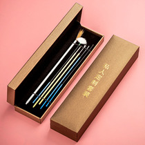 Professional ear-digging artifact goose feather stick private custom ear digging spoon picking ear ear hair hair ear tool set