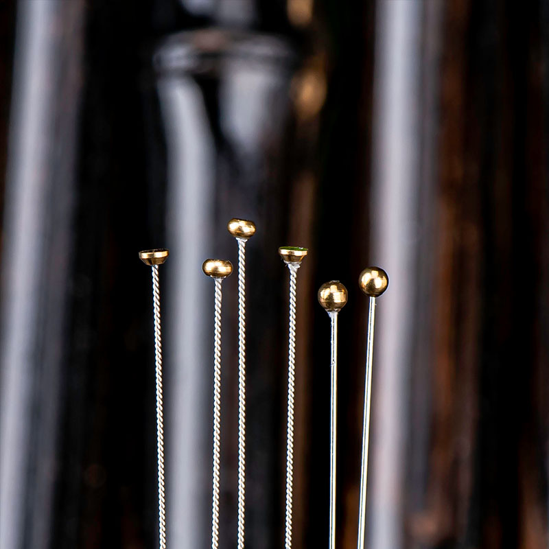 New double monofilament mushroom head ear picking tool silver needle handle stainless steel ear picking soft round flat head ear scoop set