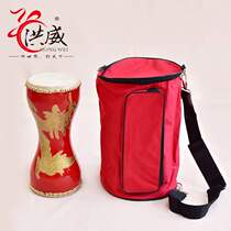 14cm Chest Drummer Leather Fine Waist Drummer Hand Beat Drum Square Dance Drum-Drum Music Drum Muster  