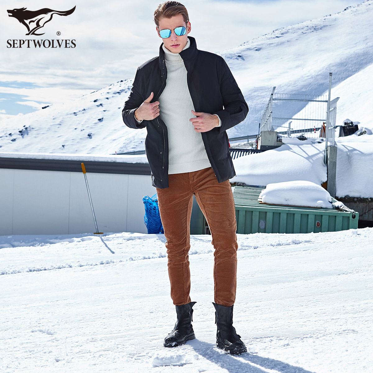 Blouson homme SEPTWOLVES    en Polyester - Ref 3121882 Image 4