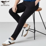 Septwolves, мужские демисезонные штаны, осенние, свободный прямой крой