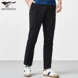 Septwolves, мужские демисезонные штаны, осенние, свободный прямой крой