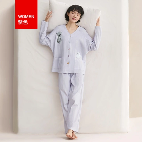 Осенняя хлопковая летняя пижама, короткий рукав