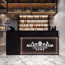 Retro Cashier Industrial Wind Bar Barber Shop Gym Mens Clothing Shop Bar Corner Front Desk Front Desk