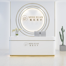 Bar cashier simple modern clothing shop small counter beauty hall womens yoga hall front desk reception desk