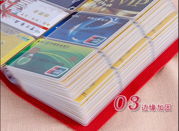 96 thẻ dung lượng lớn thẻ thẻ đa thẻ vị trí thẻ cuốn sách nam và nữ gói thẻ ví tiền