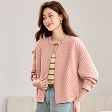 2026年春秋季新款时尚大码妈妈装气质显瘦休闲百搭两面穿外套，女装短外套，独衣靓