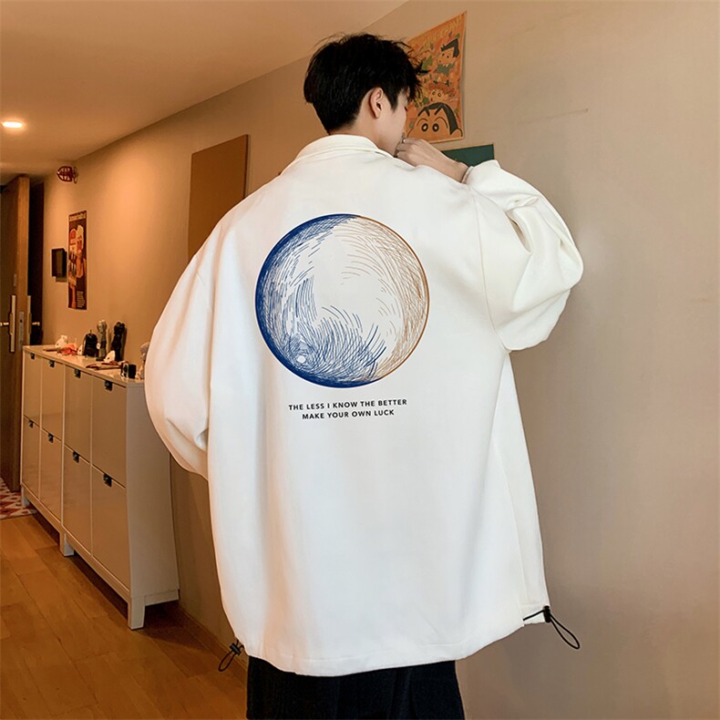 麂皮绒夹克男大码立领褂子外套JK85330-P68 加绒款-P78图片