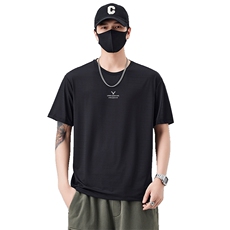 男士冰丝短袖T恤夏季百搭休闲运动圆领半袖上衣T65801-P35控69，男装T恤，电商A237
