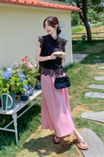 现货设计感搭配一整套减龄时尚穿搭套装裙两件套2938P145K218，女装连衣裙，2C029