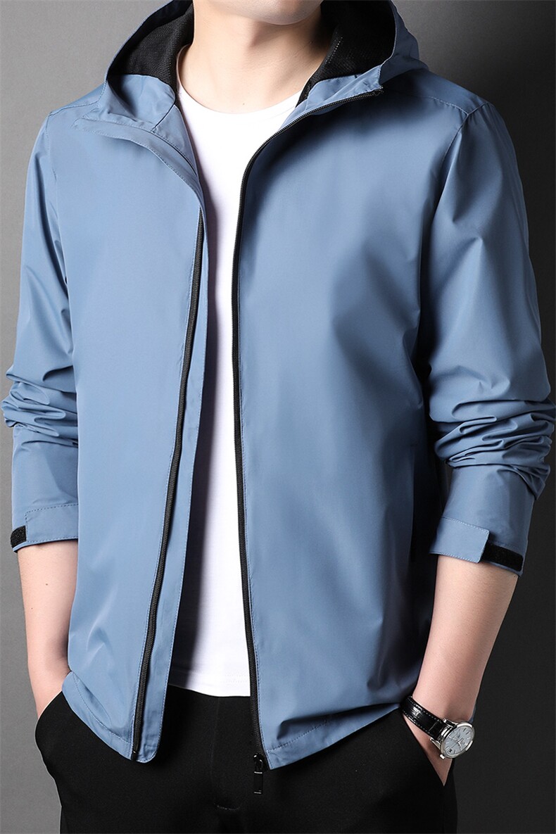 F82383钱塘2020-1春夏新款男士长袖时尚连帽防晒服量大价优P75,男装夹克,钱塘207-1
