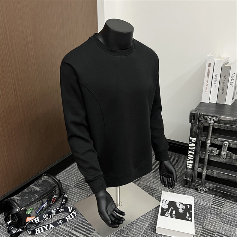 W1616-P45秋卫衣成分：63.5棉36.5聚酯纤维，里料纯棉，男装卫衣，星座515A