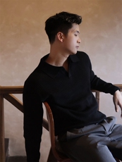 V领原版条纹针织衫毛衣打底衫条纹D1178-P68，男装T恤，星座1012-1