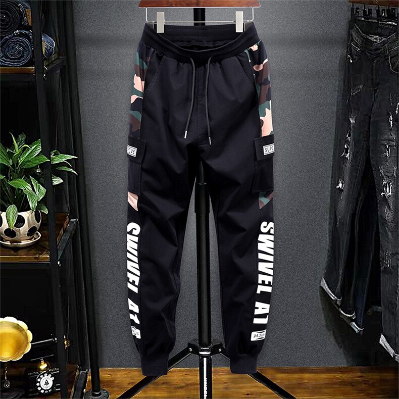 男加肥加大码春秋束脚工装裤 5032-1_2288 M-4XLP55 5XL-9XLP65图片